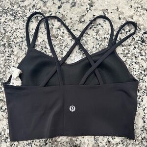 lululemon athletica Black Cross-Back Sports Bra